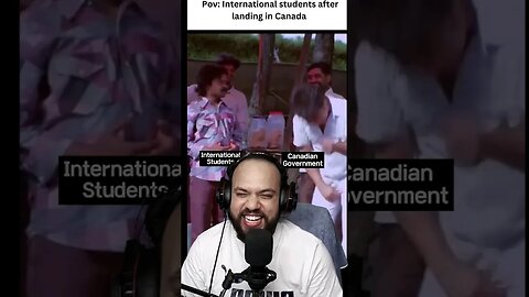 Student After Landing Canada🤣😁🤣 #shorts #shortsyt