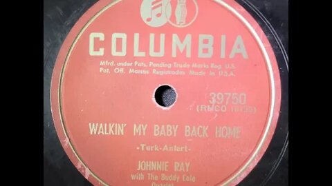 Johnnie Ray With the Buddy Cole Quartet - Walkin' My Baby Back Home
