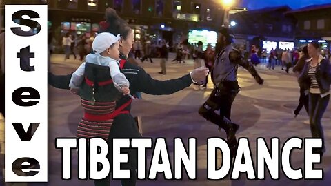 TIBETAN GUOZHUANG DANCING - Tai Chi with Giggles 🇨🇳