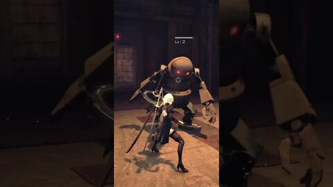 Started playing Nier: Automata on Switch! Banger of a game. #nierautomata #nintendoswitch