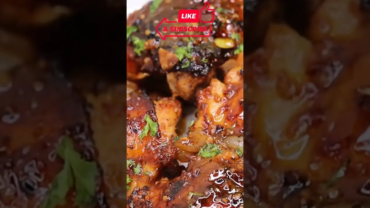 Sweet and Savory Delight: Honey Garlic Baked Chicken Thighs❗