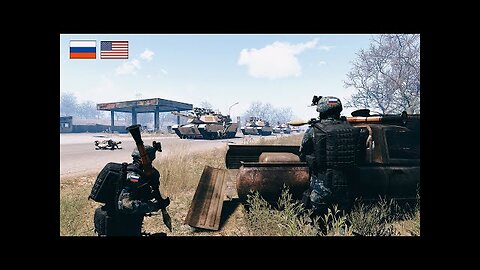Happened 1 minute ago! Russian troops ambush a US M1A2 Abrams Commander