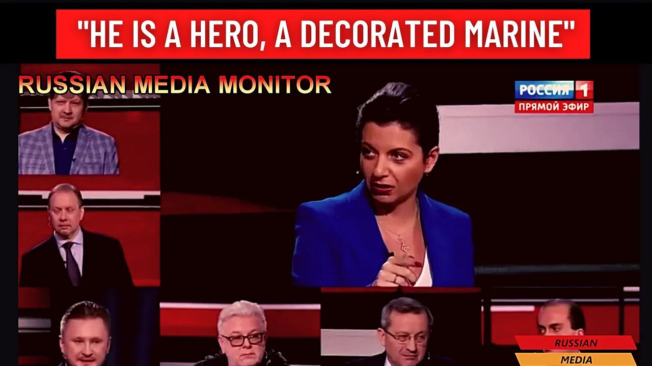 Russian TV MOCKING The U.S for leaving behind a hero, decorated Marine for a black lesbian on dru9