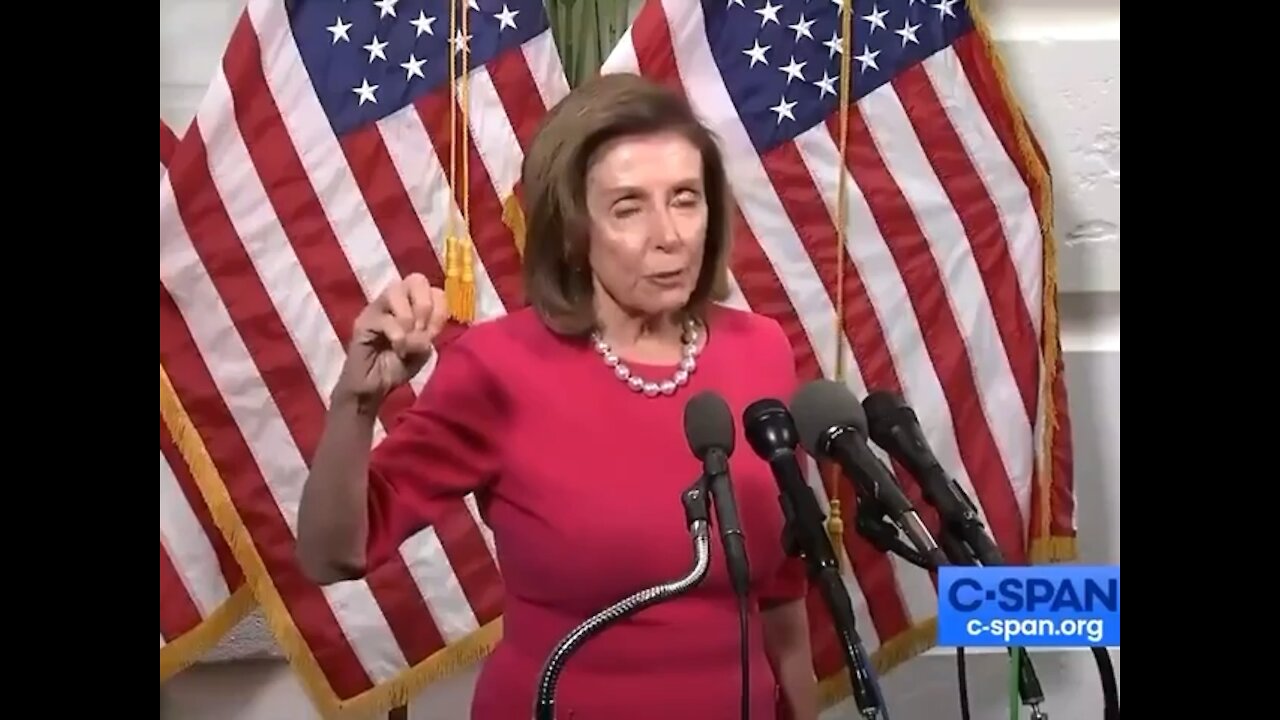 PELOSI MAKES HUGE SLIP!