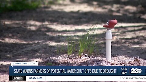 State warns farmers of potential water shutoffs due to drought