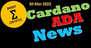 BriefCrypto Cardano News-Peak to Peak Fractal Watch-DeFi-and More-30 March