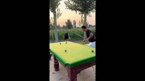 funny video billiards million views👁️🤣