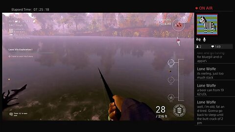 Late night fishing