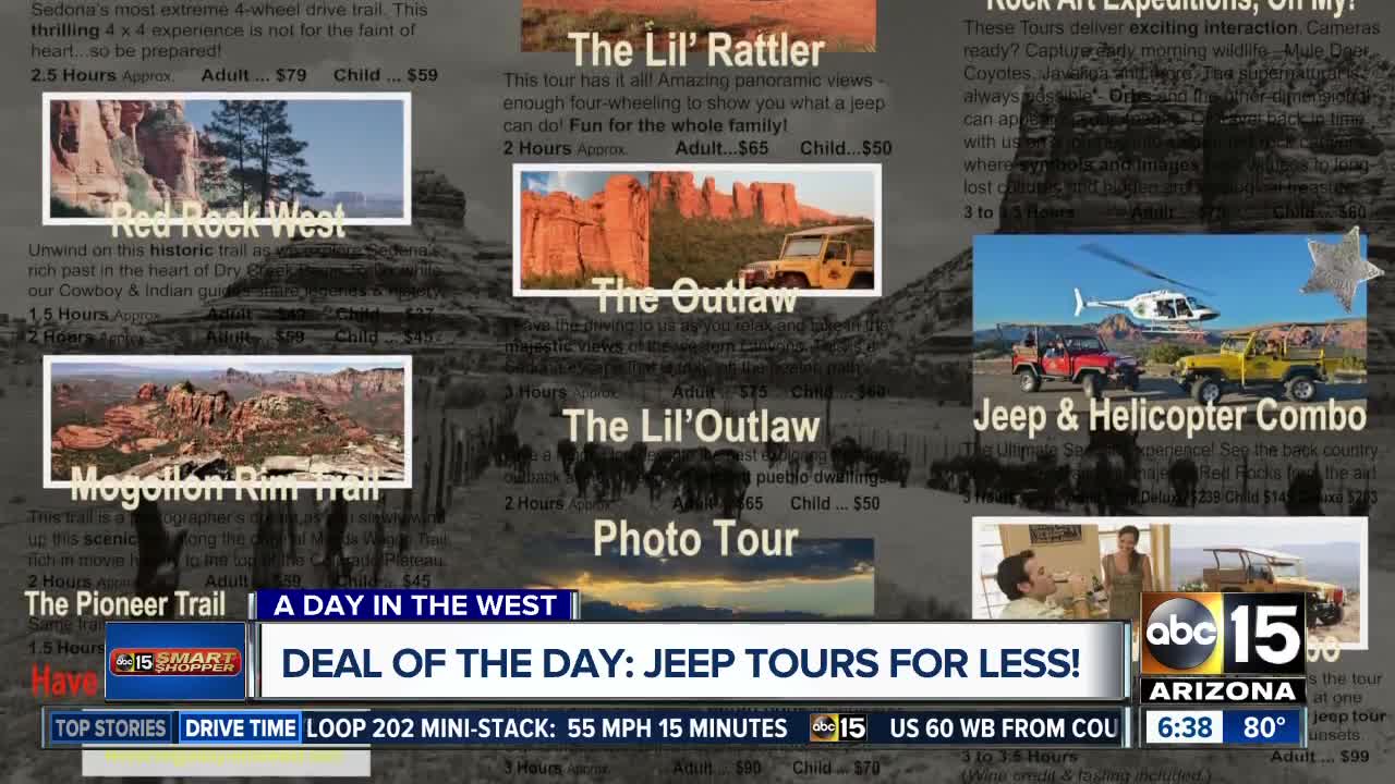 Deal of the Day: 40% off jeep tours with A Day in the West in Sedona, Arizona!