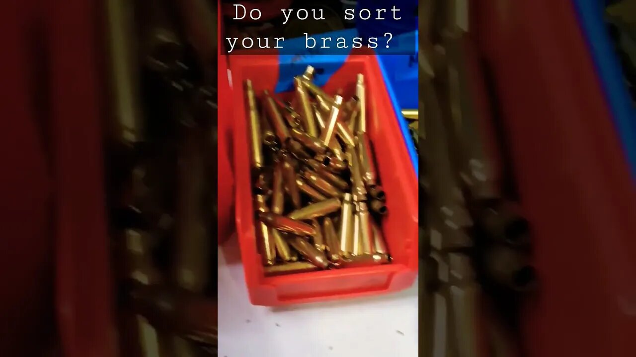 🤔Do You Sort Your 223/5.56 Brass? Is It Worth The Time? Doesn't Matter? Let Us know👇