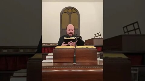 Lord's Day Morning Worship from Bethany ARP Church, November 6, 2022