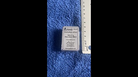 UnityBox 100x1 gram silver bar.