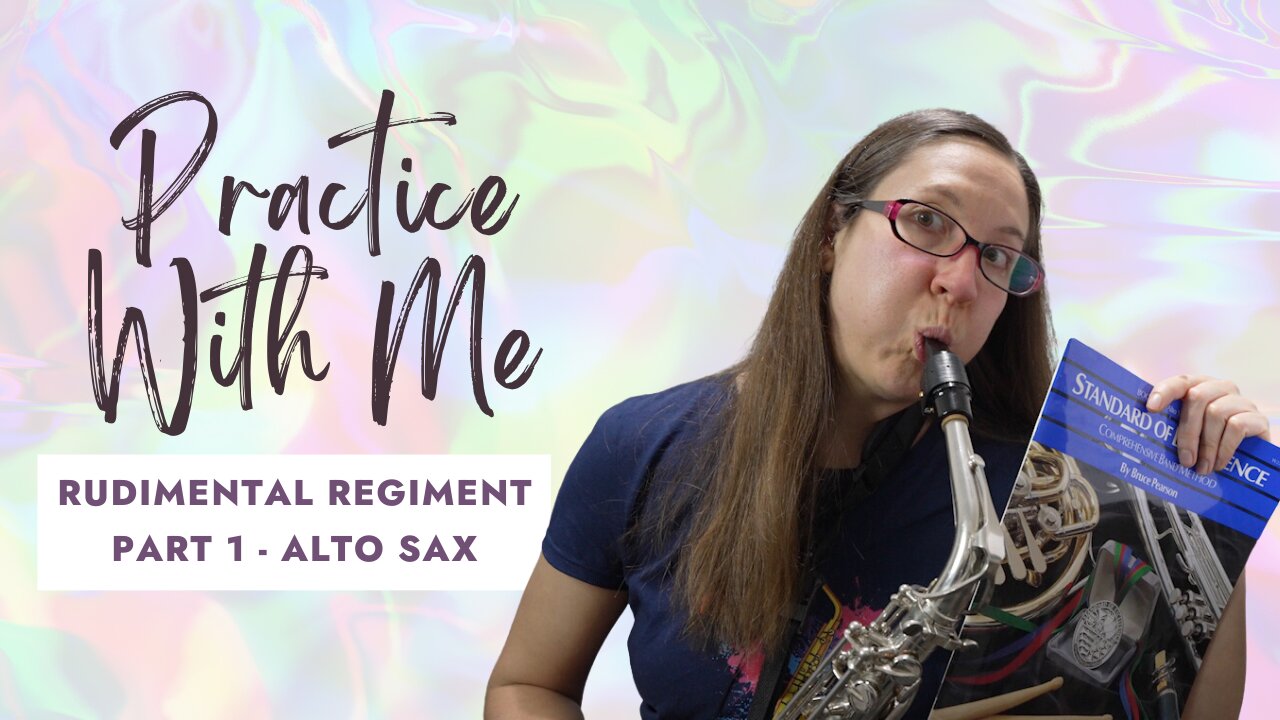 Rudimental Regiment Part 1 | Standard of Excellence Book 3 | Alto Saxophone