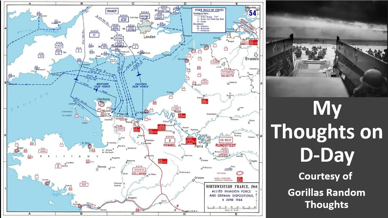 My Thoughts on D-Day (Courtesy of Gorillas Random Thoughts) [With a Blooper]