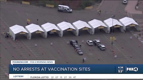 No immigration arrests at vaccine sites