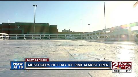 Holiday ice rink moves to downtown Muskogee this season