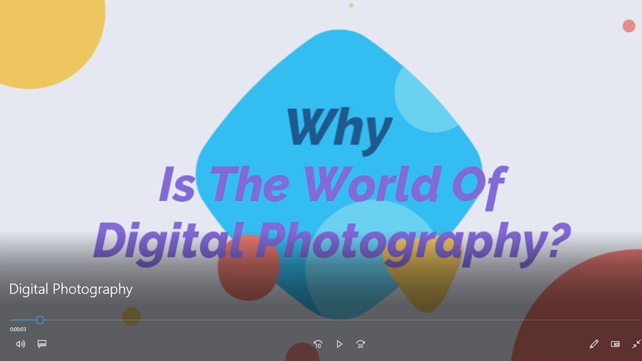 Why Is The World Of Digital Photography?