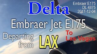 [Rare] Embraer Jet E175 (Delta Airlines) depart from LAX #DL4875