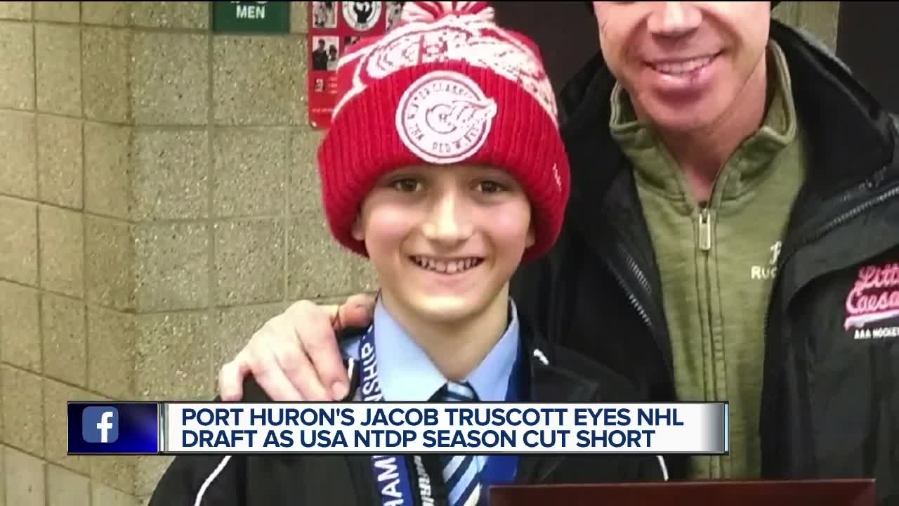 Port Huron's Jacob Truscott eyes NHL future after time at USA NTDP, friendship with Kris Draper