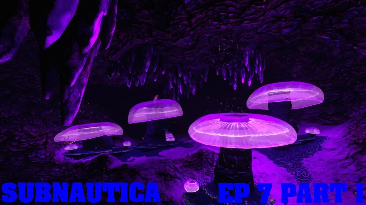 Exploring a Mushroom-Snake Cave! - Subnautica Ep 7 Part 1