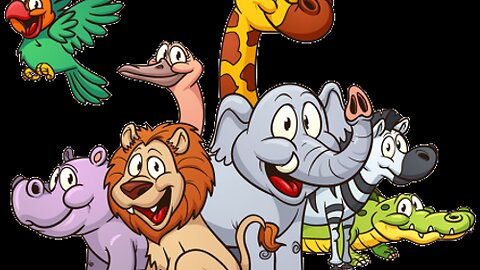Animal cartoon video