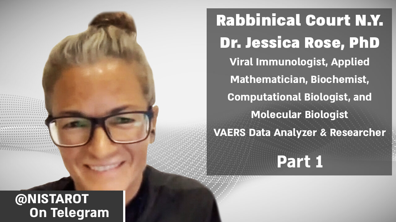 N.Y. Rabbinical Court: Dr. Jessica Rose, PhD part 1 | @nistarot on Telegram