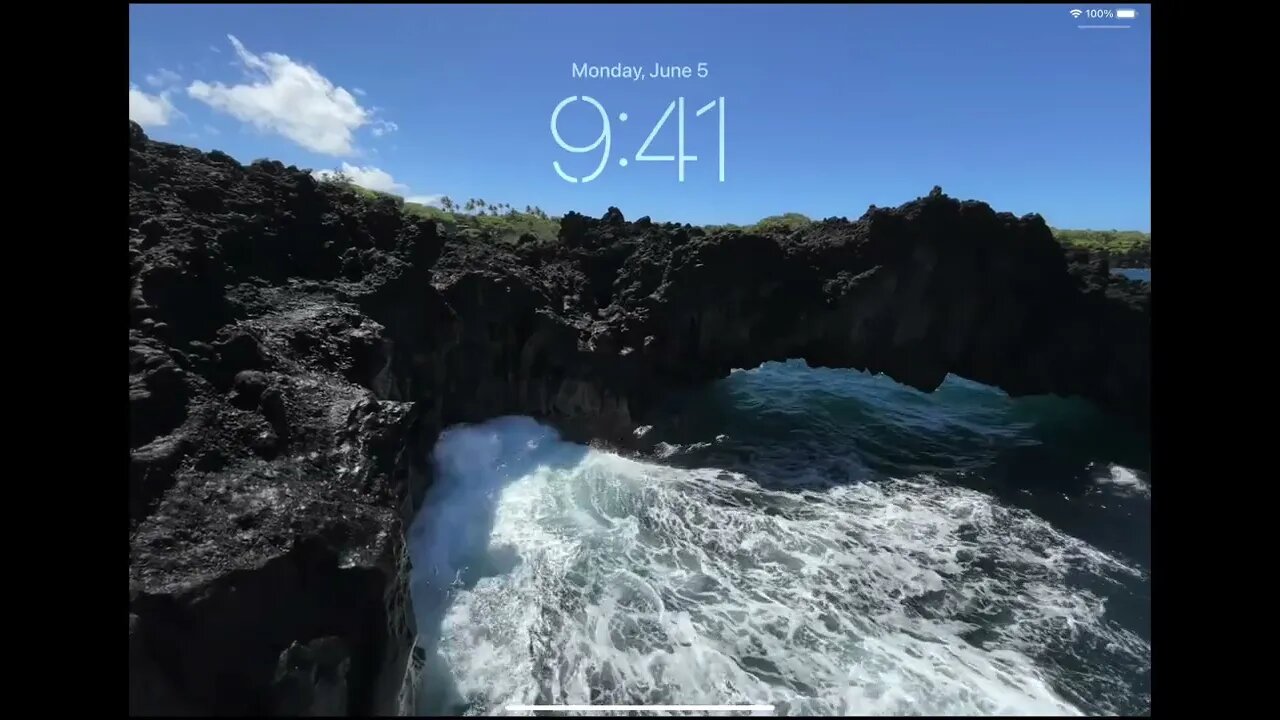 iPadOS 17 - Motion effect for Live Photo wallpaper