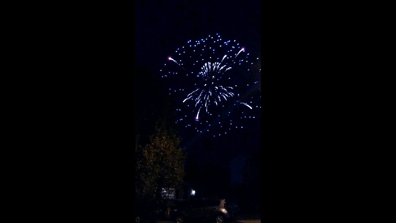 July 4 Fireworks over Mebane NC