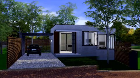The Sims 4 TINY CONCRETE Speed Build