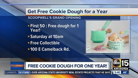 How to get free cookie dough for a year!