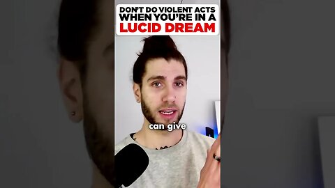 Doing Negative Things in a Lucid Dream