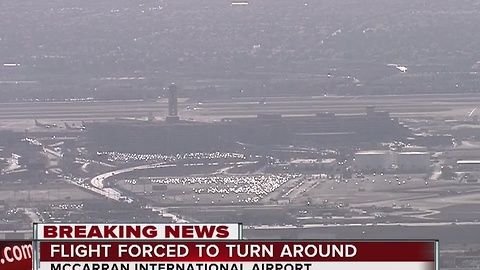 Flight from McCarran forced to turn around