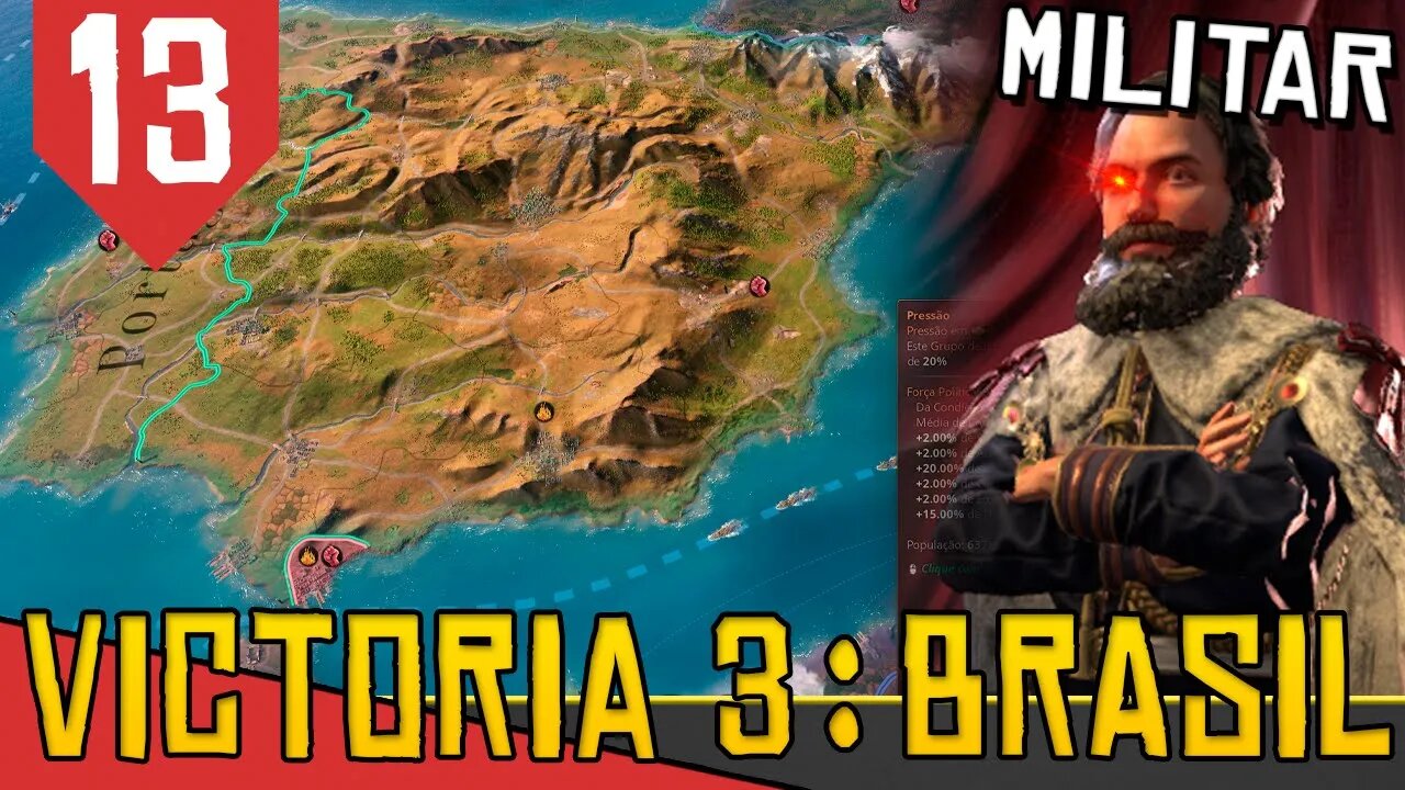 Tomando a ESPANHA! - Victoria 3 Brasil #13 [Gameplay PT-BR]