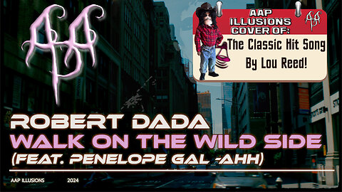 "Walk On The Wild Side" - A music video cover of the Lou Reed hit by Robert Dada & Penelope Gal-Ahh