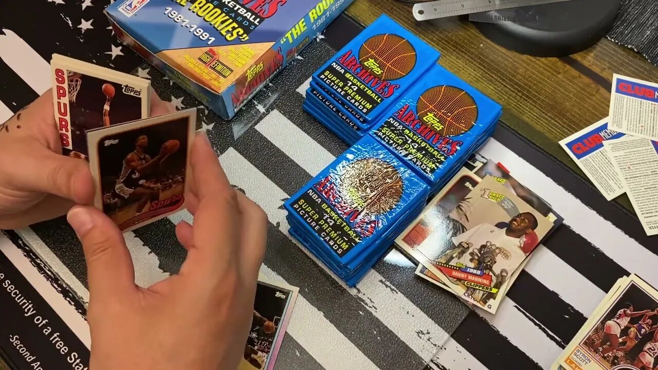 1992-93 Topps Archives “The Rookies” basketball box break