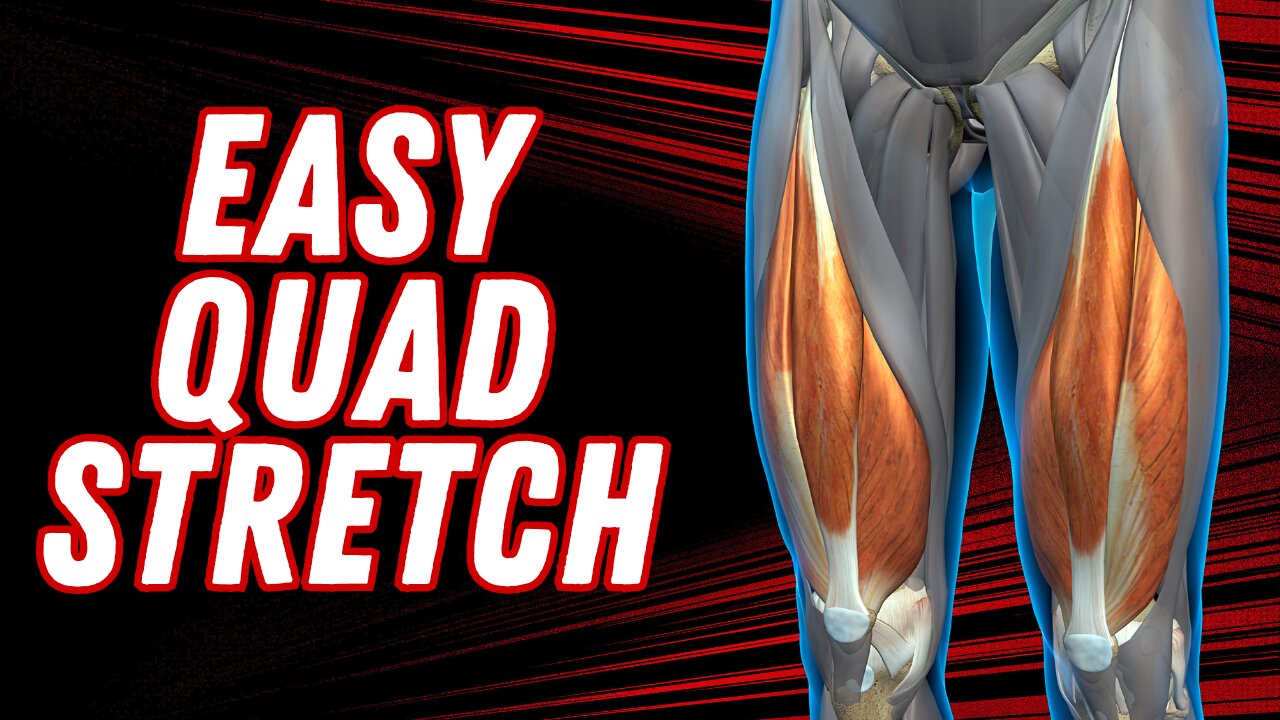 How to Effectively Stretch Your Quads at Home | Simple Towel Stretch Tutorial