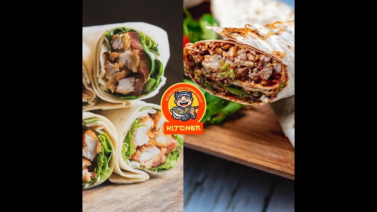 Delicious and juicy shawarma with oriental spices