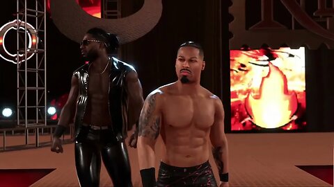 WWE2K23: Carmelo and Trick Full Entrance!