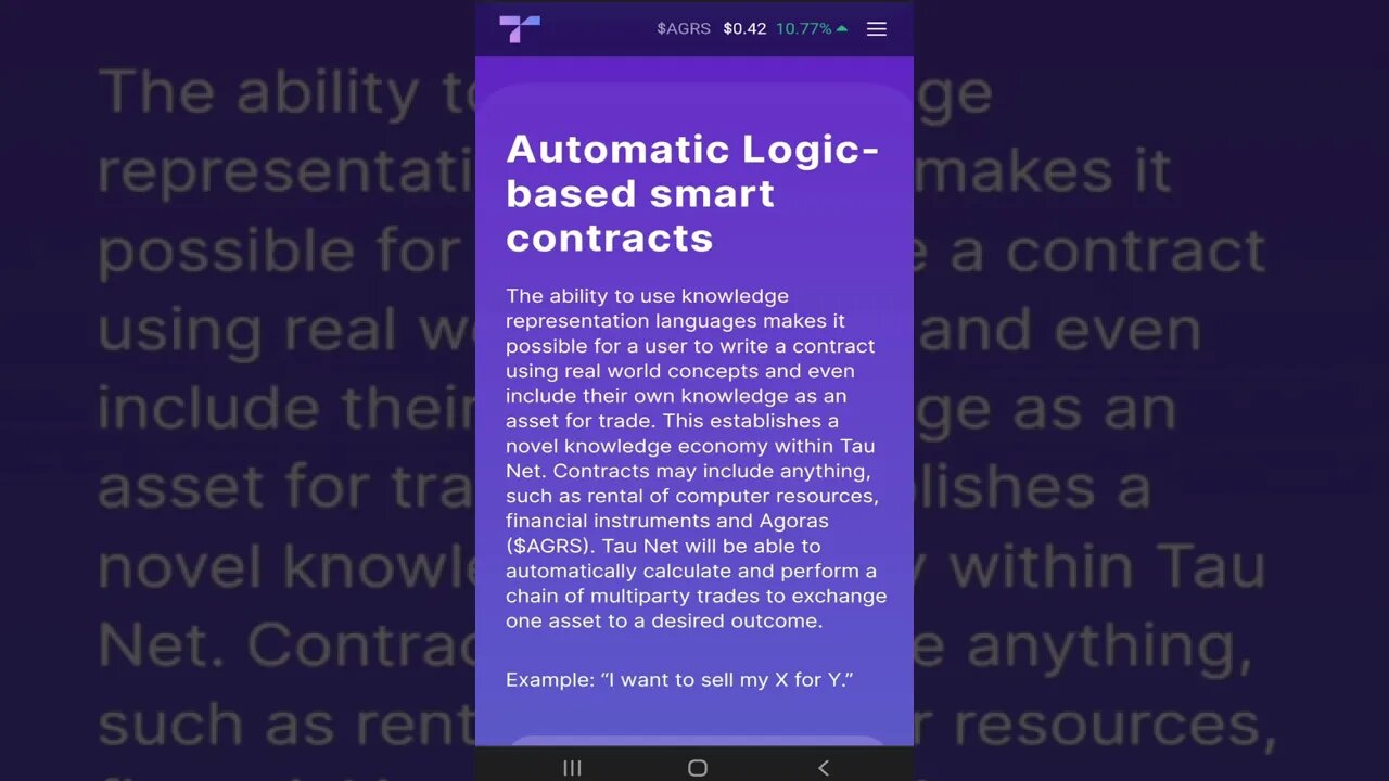 32 Automatic Logic-Cased Smart Contracts💎#shorts #taunet #logicbased #smartcontracts