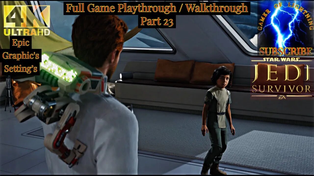 Star Wars Jedi: Survivor Chapter 6.1 Kata Akuna & 6.2 Wrath PC Gameplay 4K UHD 60 FPS HDR RTX 3090