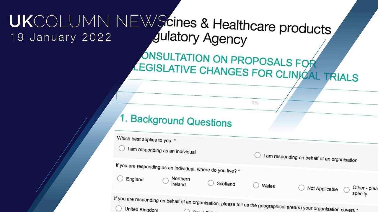 UK Column News - 19th January 2022
