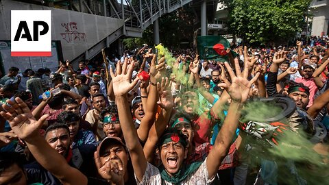 People in Bangladesh celebrate after Prime Minister Sheikh Hasina resigns | NE