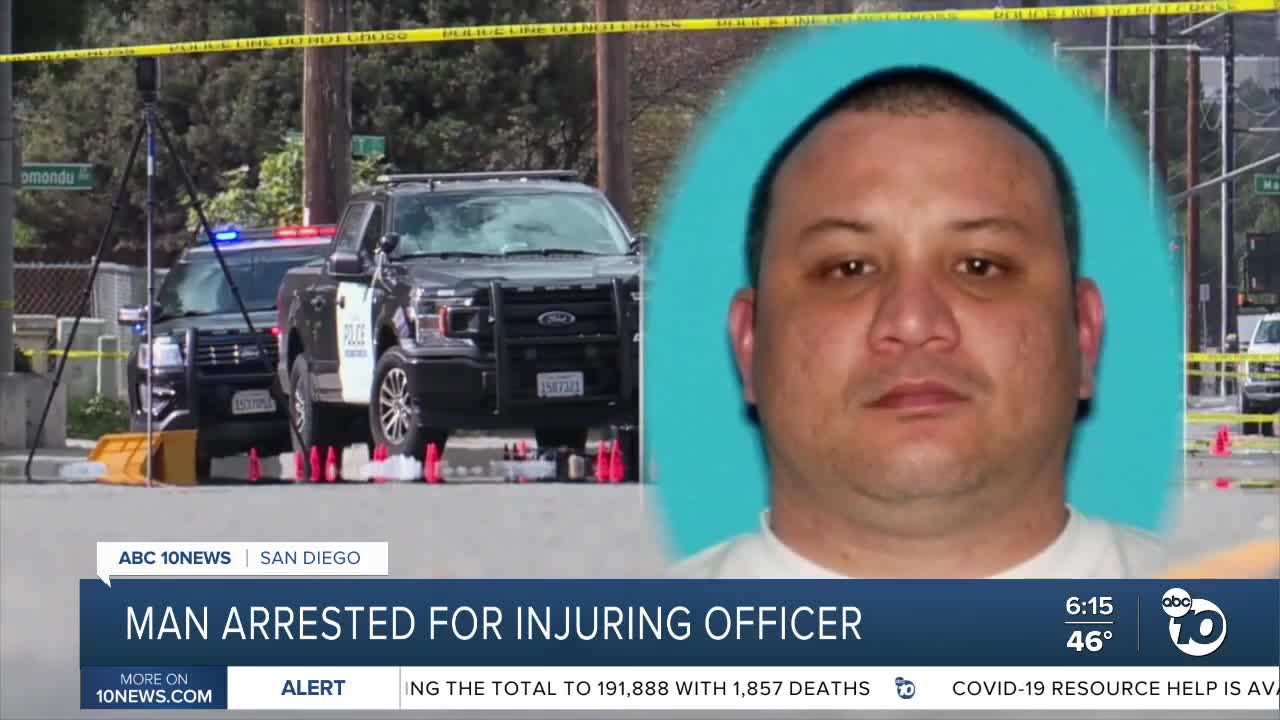 Man wanted in dragging of officer arrested