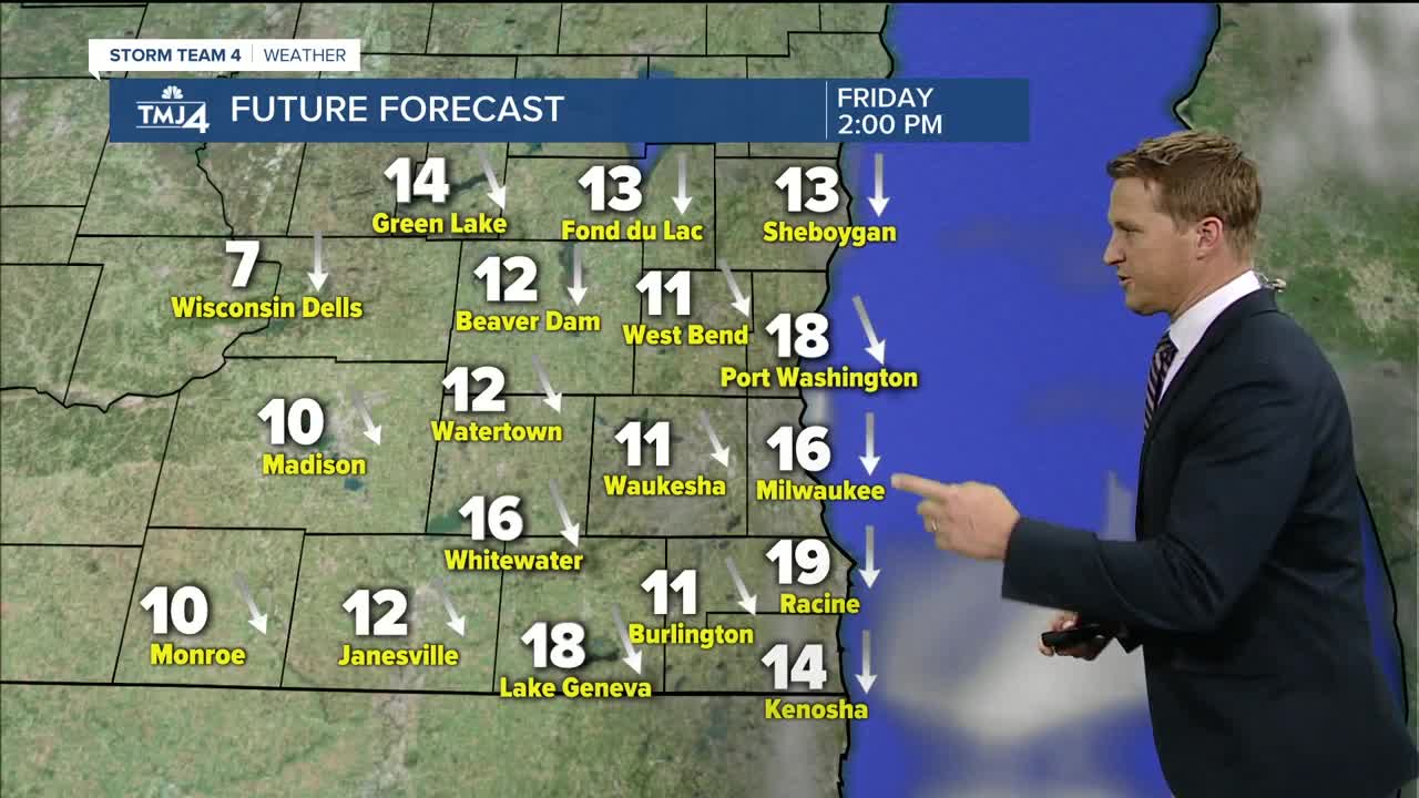 Scattered rain, snow showers expected for Thursday - Noon Update