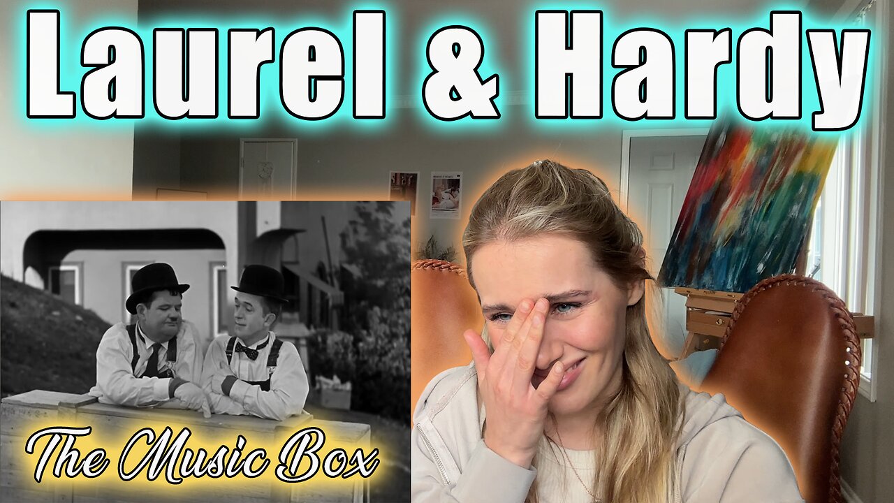 Russian Girl First Time Watching Laurel And Hardy!!! The Music Box!!