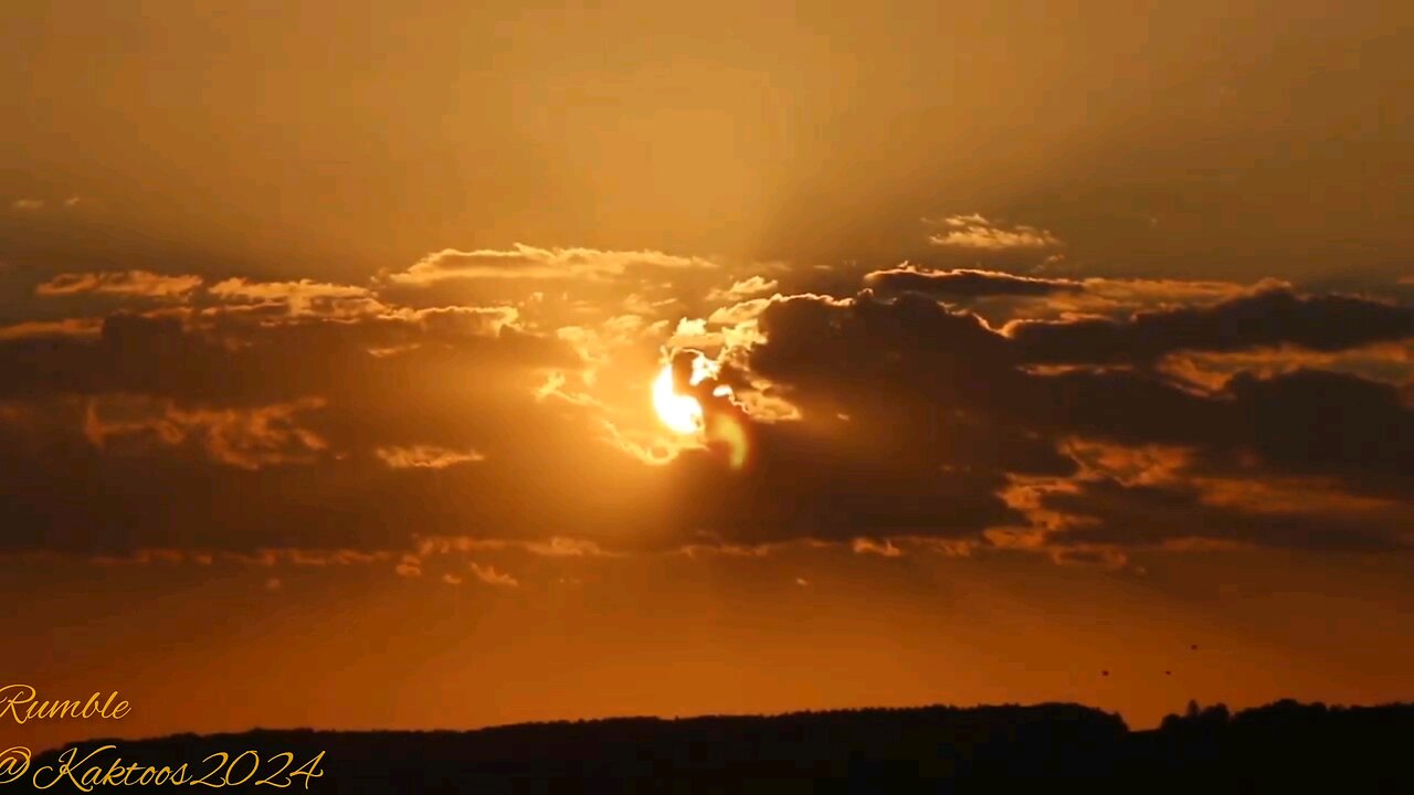 Beautiful beach with interesting sun