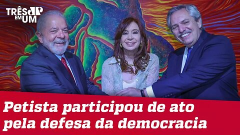 Lula se reúne com Fernández e Kirchner na Argentina