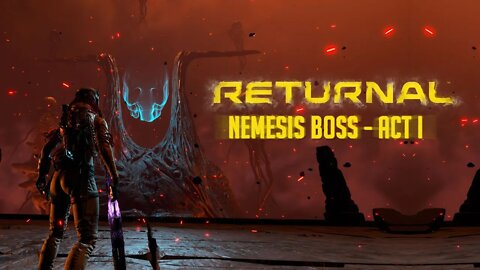 Returnal Final Boss Battle of Act 1 Nemesis 4K Gameplay (PS5)