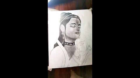 New 2024 Jay shree ram art drawing