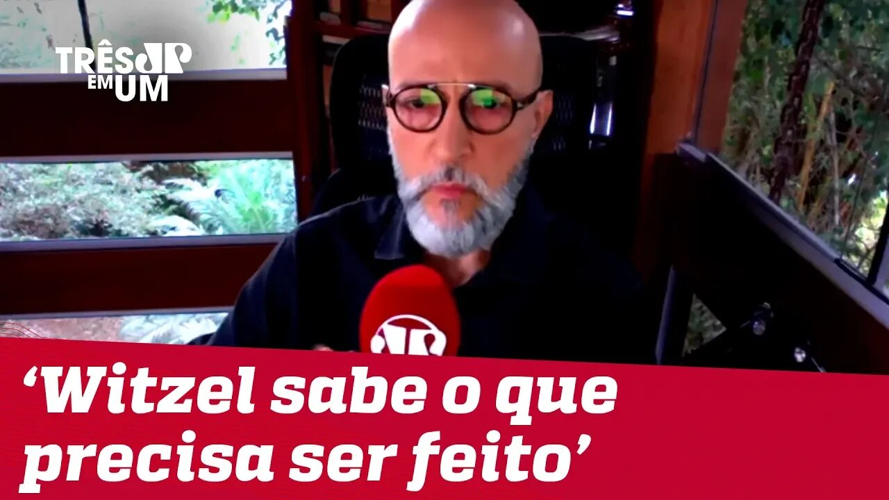 #JosiasDeSouza: Witzel misturou a sensibilidade de pai com um pragmatismo de chefe de Estado